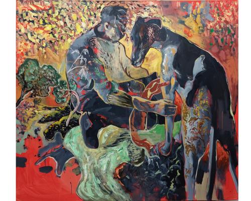 Composition in yellow
